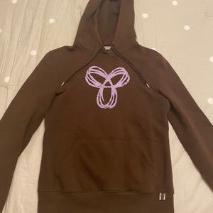 Brown and purple TNA sweater